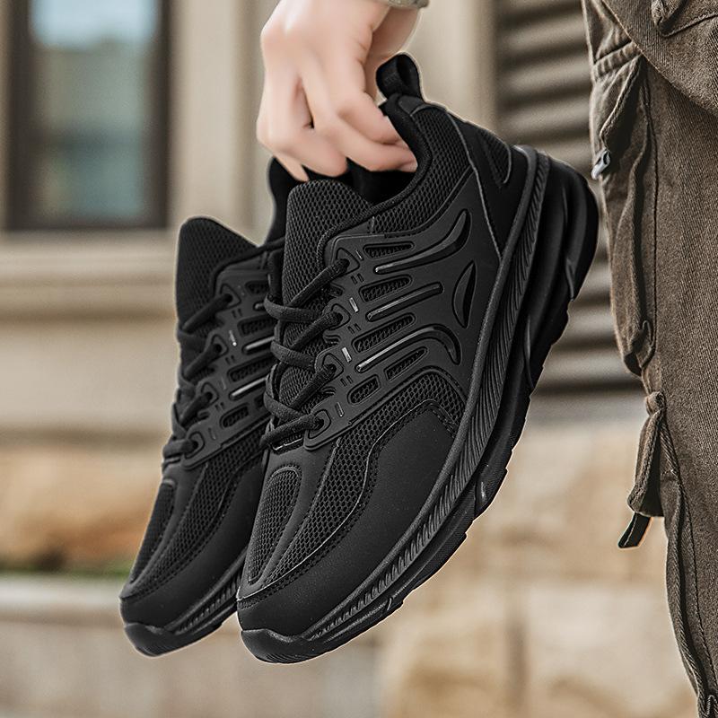 2025 большой размер 47 сетчатые повседневные туфли дышащие плетеные мужские туфли тренд легкие спортивные папины туфли женские