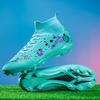 33-46 унисекс футбольные бутсы длинные гвозди высокие эластичные носки профессиональные искусственные капитанские уличные спортивные детские футбольные бутсы