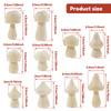 30/40pcs Unfinished Wooden Mushroom Wood Mushroom Blank for Arts and Crafts Painting DIY Projects Kids Christmas Gift Home Decor