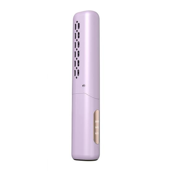 Cordless Ceramic Hairdressing Comb 3 Temperature Adjustable Hair Straightener USB Rechargeable Fast Heating Electric Hair Styling Detangling Brush