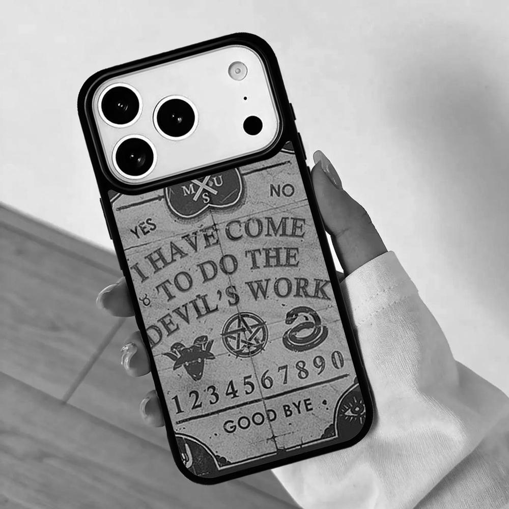 Ouija Board Mobile Phone Case for IPhone 17 AIR 16pro Max 15 14 13 12 11 Bumper Cover