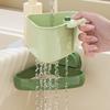 Suction Cup Sink Strainer Basket 2 In 1 Automatic Dumping Filter Basket  Kitchen Accessories