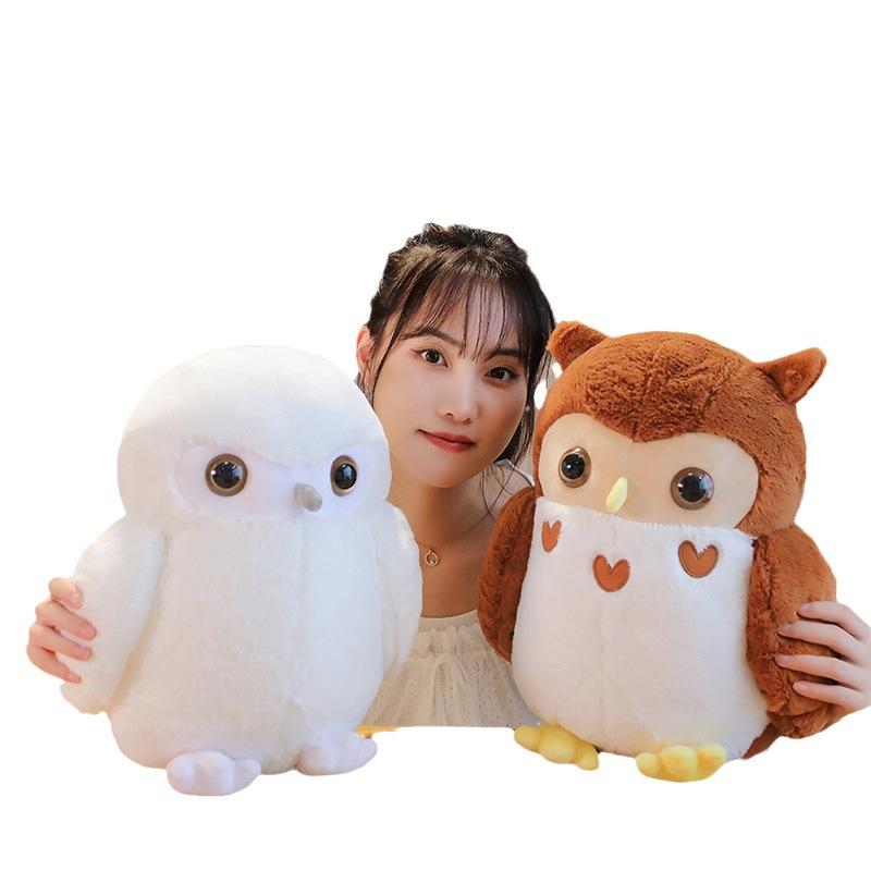 Новая плюшевая игрушка-сова, кукла, подушка для сна, детская успокаивающая кукла, подарок