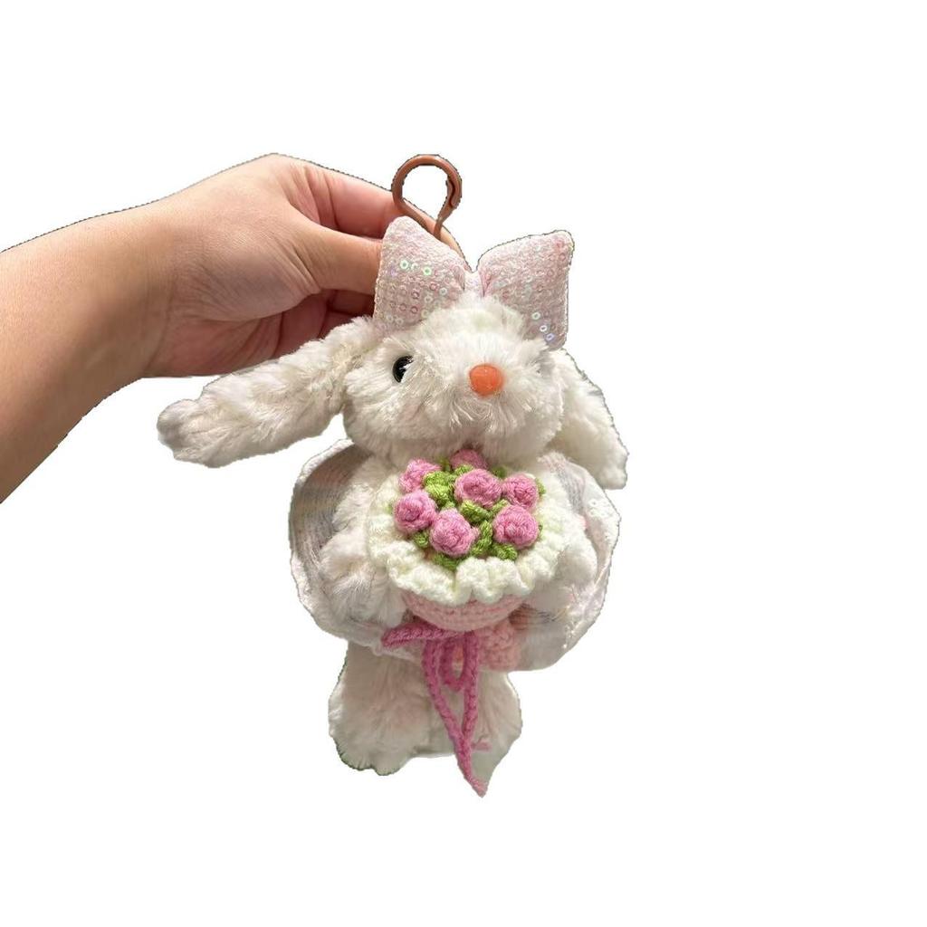 Bonnie Bunny Plush Keychain: Cute Girl Doll Bag Charm & Bestie Birthday Gift