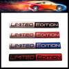 Aluminum Limited Edition Car Trunk Decal Sticker Badge Emblem For Laptop Wall Dashboard Motorcycle Decals Car Tuning Decoration