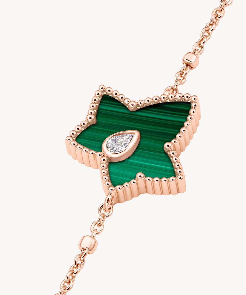 Lola Rose Ivy Malachite Beads Women'S Green Leaf Fashion Bracelet