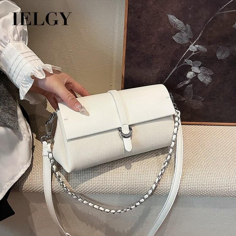 IELGY Simple Casual Fashion All-Match One-Shoulder Commuter Small Square Bag