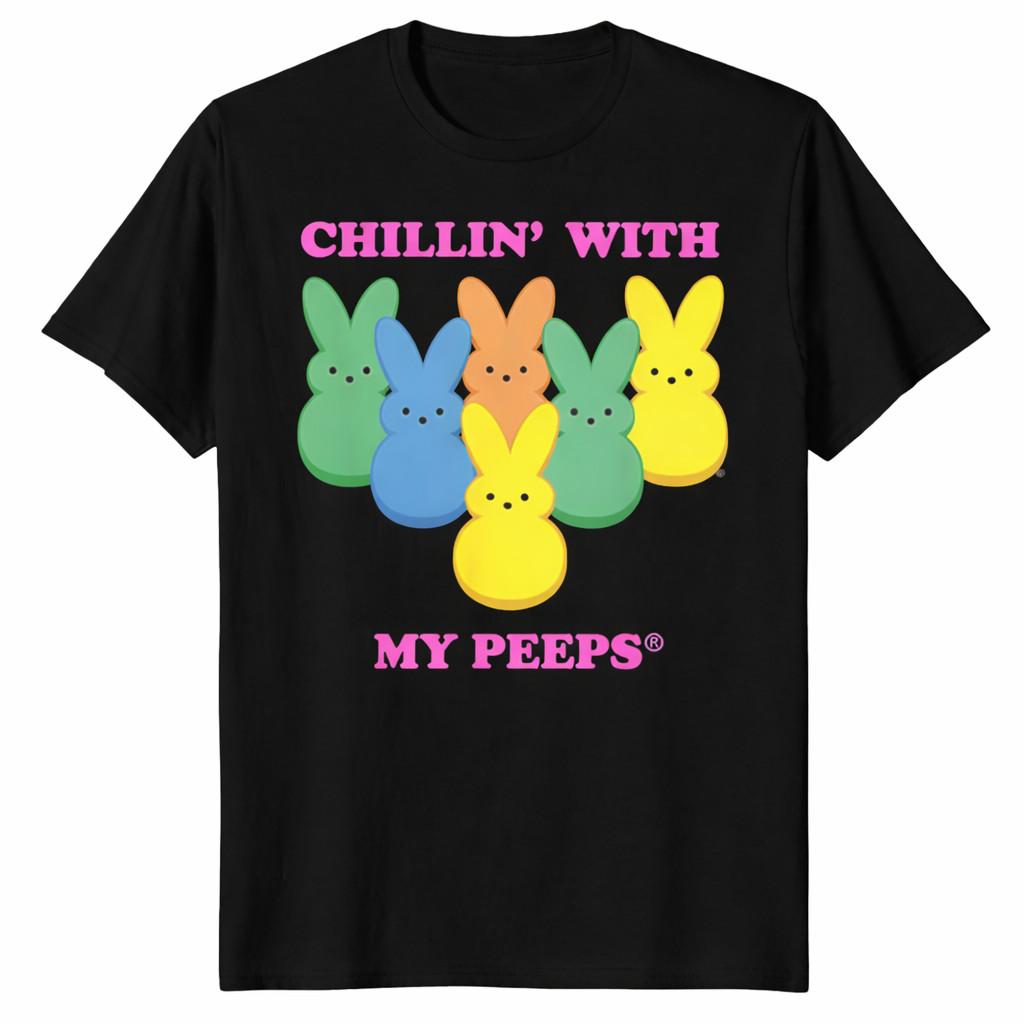 Peeps Easter Chillin' With My Peeps Candy Group T-Shirt