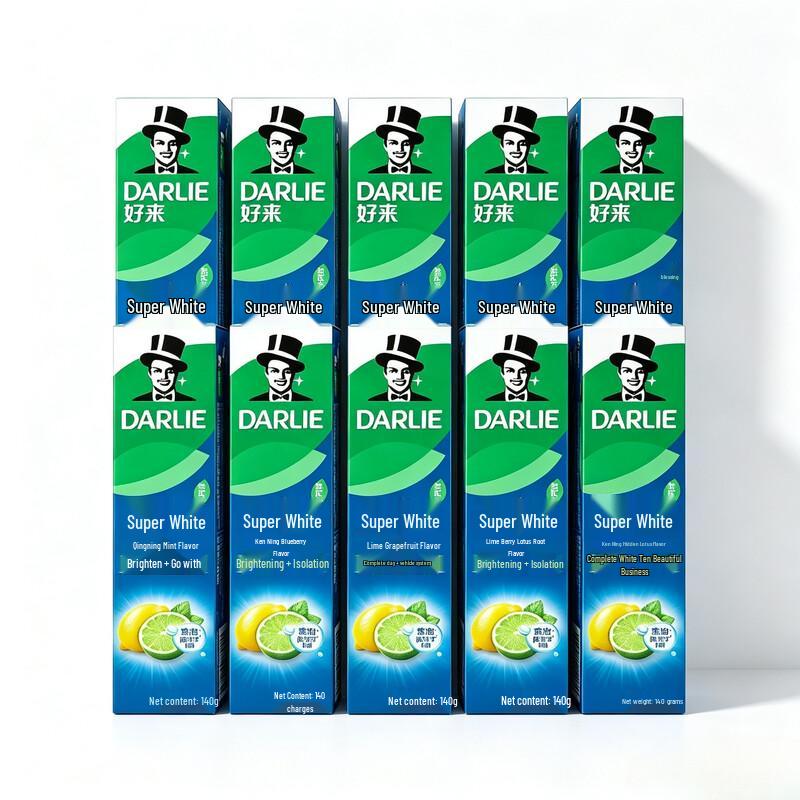 Darlie Ultra White Lime Mint Toothpaste 140g x 10 Tubes