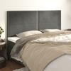 VidaXL Headboard Bedroom Furniture Bed Accessories Single Bed Heads Bed Frame Interiors Dark Grey 3116247