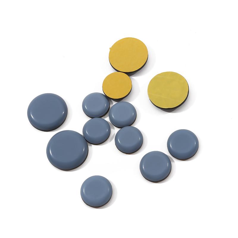 12 шт., слайдеры для кухонной техники, самоклеящиеся ползунки для стула, бесшумная фритюрница, круглые самоклеящиеся движущиеся подушечки для мебели