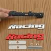 3D Металлические Черно-Красные Хромированные Буквы Логотип Racing Универсальный Значок Автомобиля Накладка на Переднюю Решетку Багажника Авто Наклейки Декоративные Аксессуары