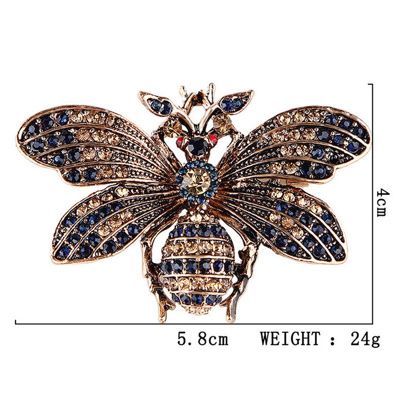 Маленькая пчелка насекомое брошь булавка брошь булавки ювелирные изделия подарок шикарный