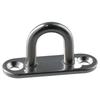 1/5Set Ring Garage Wall U Boat Heavy Duty Snap Hook U Hooks Pad Eye Plate Stainless Steel