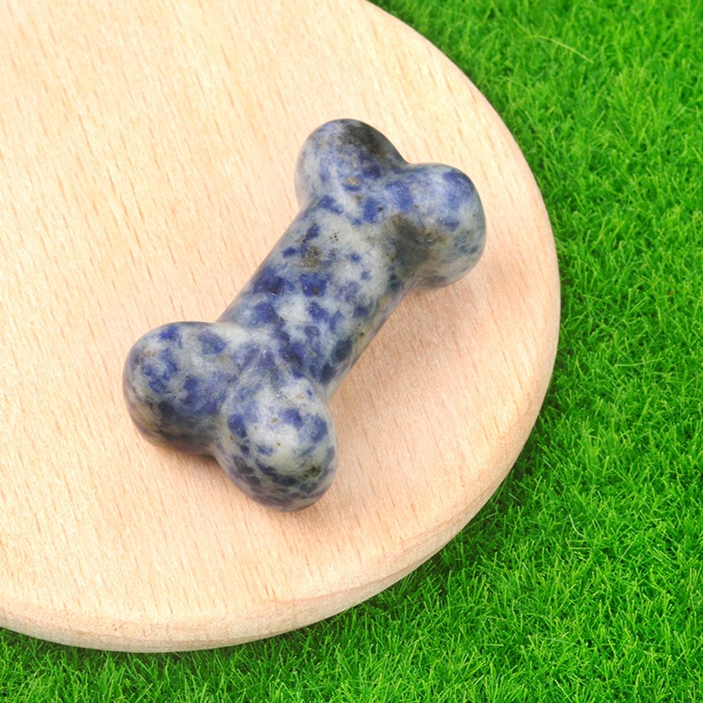 1 шт. мини-духовный исцеляющий хрустальный орнамент, украшение в форме кости, натуральный камень, драгоценный камень для украшения питомника или домашнего интерьера, ювелирные изделия 34x20 мм