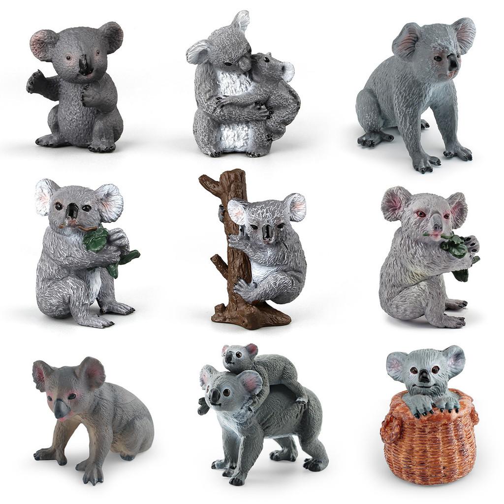 Реалистичная модель животного Коала ПВХ Коллекционная для любителей дикой природы и декора природы