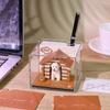 Календарь-часы 2026 Настольный календарь 3D Отрывной календарь Искусство резьбы по бумаге Блокнот для заметок Подарок на Рождество, новоселье