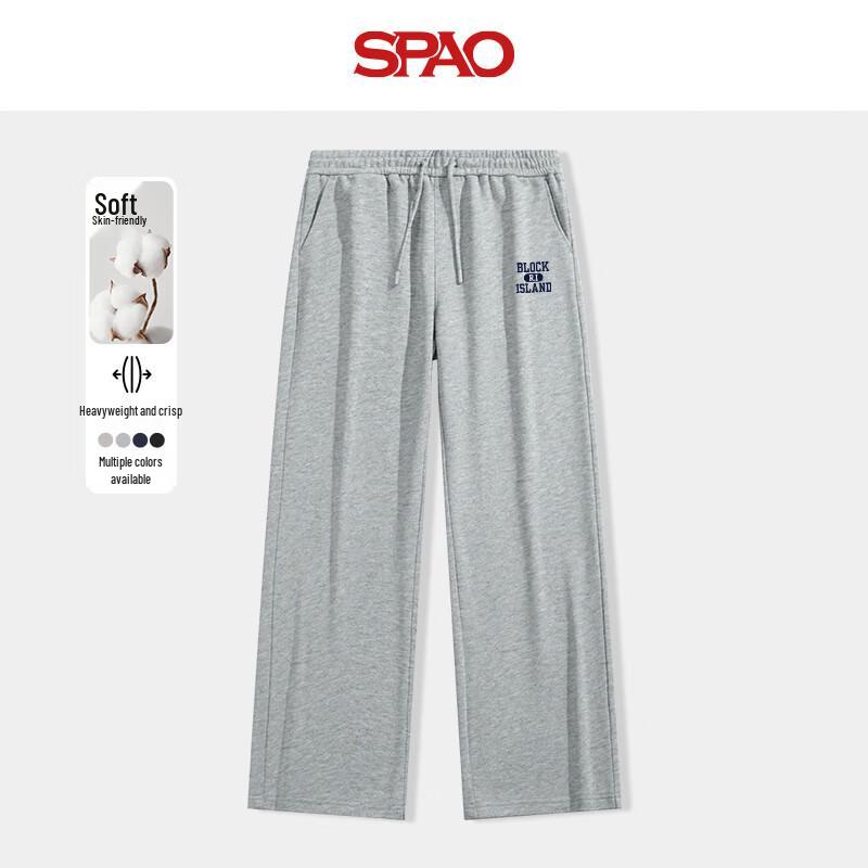 SPAO Women's College Style Straight-Leg Sweatpants