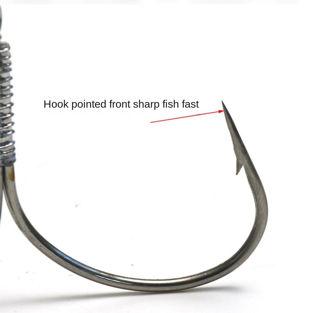 5 шт. Рыболовные снасти Тройные крючки Джиг Крючок из высокоуглеродистой стали новый Крючки с бородкой На открытом воздухе