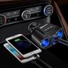 Автомобильный Bluetooth 5.0 передатчик 5v2.1A Dual USB светодиодный дисплей многофункциональное автомобильное зарядное устройство громкой связи UDisk Music Play прикуриватель