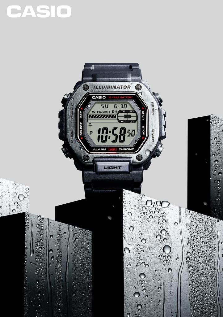 Casio MWD-110H-1AJF Men's Black Watch, Casio Collection [Official Japanese Product]