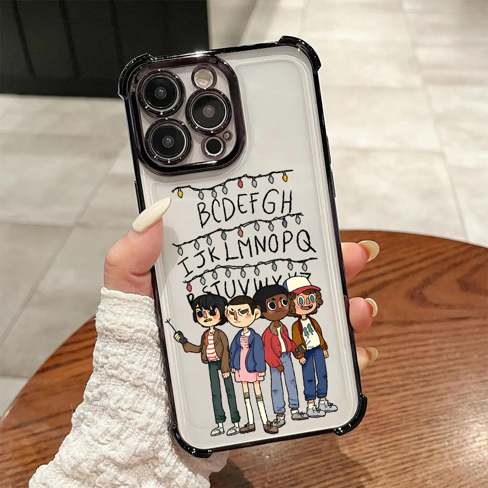 Роскошный Чехол Для Телефона С Покрытием В Стиле S-Stranger Things Для Samsung A37 A57 A07 A36 A16 A06 A35 A55 A15 A54 A34 A24 A14 A05 A04 4G 5G