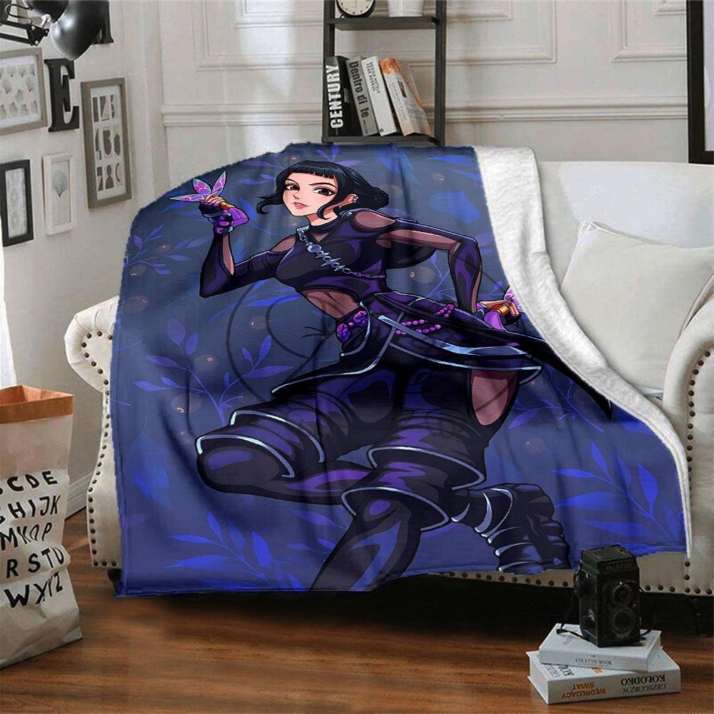 1pc hunter x (26) Blanket Soft Warm Throw for Home, Office, Travel All Season Cozy Bedding Gift, Office Cozy AccessoryB2