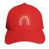 WLW Rainbow Baseball Cap Visor Anime Snap Back Hat New In Hat Womens Beach Unisexs