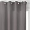 "Lilou" Upholstery Curtain Velvet Effect 140 X 260 Cm Atmosphera - Dark Grey