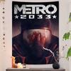 MMetro 2033 Аниме Видеоигра Подвесной Бохо Гобелен Бохо Настенные Гобелены Мандала Кавайная Декор Комнаты