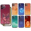 Чехол Funda для Apple iPhone 14 11 13 7 12 Pro 7 XR XS Max 8 Plus 6 14Pro 13Mini черный мягкий чехол для телефона с логотипом Genshin Impact