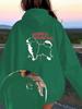 Bernese Mountain Dog Silhouette Women's Hoodies