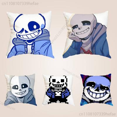 Наволочка для подушки Undertale Sans Плюшевые наволочки Домашний декор Чехол для подушки для дивана кровати стула гостиной