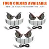 Devil's Face LED Signal Light Car Bright Rear Glass Devil Eyes Dynamic Decorative Warning Light USB Plug Decor Car Accessories