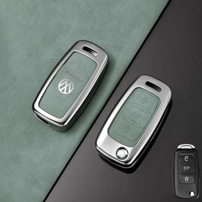 Для VOLKSWAGEN VW Чехол-оболочка для корпуса брелока автомобиля из цинкового сплава Для Volkswagen VW Polo Golf Passat Tiguan Beetle Caddy T5 Up Eos Ke