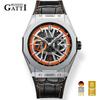Брендовые часы Bonest Gatti, водонепроницаемые механические часы с крутым скоростным циферблатом для мужчин
