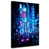 Canvas Print Crowded Street