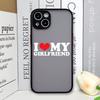 Чехол для телефона для пары «Я люблю своего парня/девушку» для Samsung Galaxy S25 S24 S23 Ultra S22 Plus S21 FE 5G Парный Чехол Жесткий Корпус