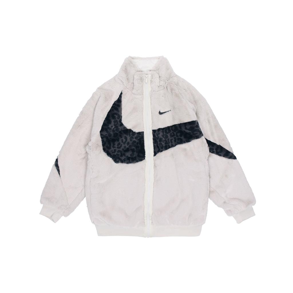 Nike Sportswear Swoosh Color-Block Logo Jacket Men Jackets White DH6685-072