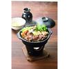 Pearl Metal Ceramic Sukiyaki Pot with Stovetop Set, Japanese Kaiseki Style, HB-5221