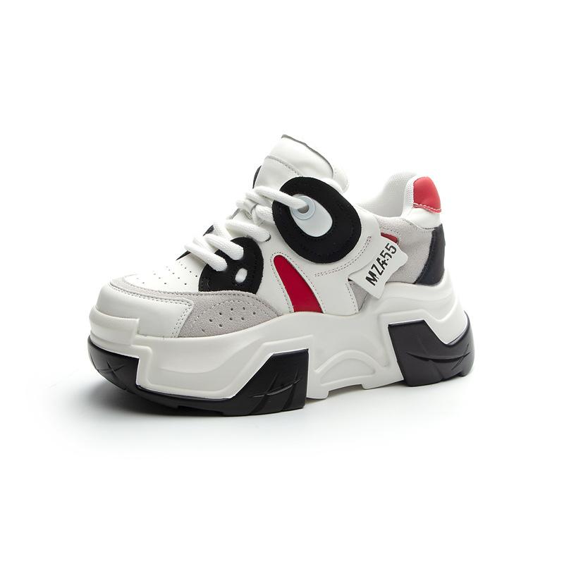 Спортивная обувь для отдыха, женская, с толстой подошвой, с увеличенным ростом, 2024, новая модная повседневная простая универсальная обувь для женщин, осеннее время