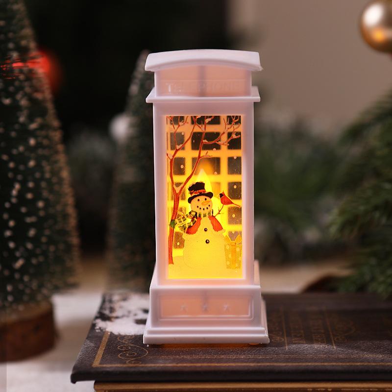 Санта Клаус Рождественский Фонарь Подсвечник Ночник