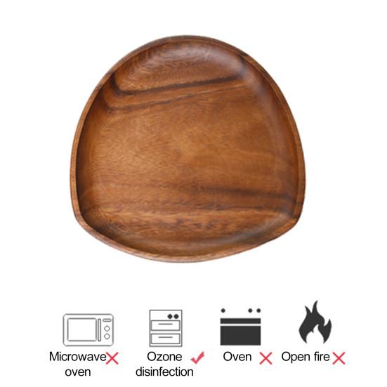 Деревянный поднос, универсальный деревенский деревянный сервировочный поднос, центральная часть стола, тарелка с фруктами для украшения дома, фермерского дома