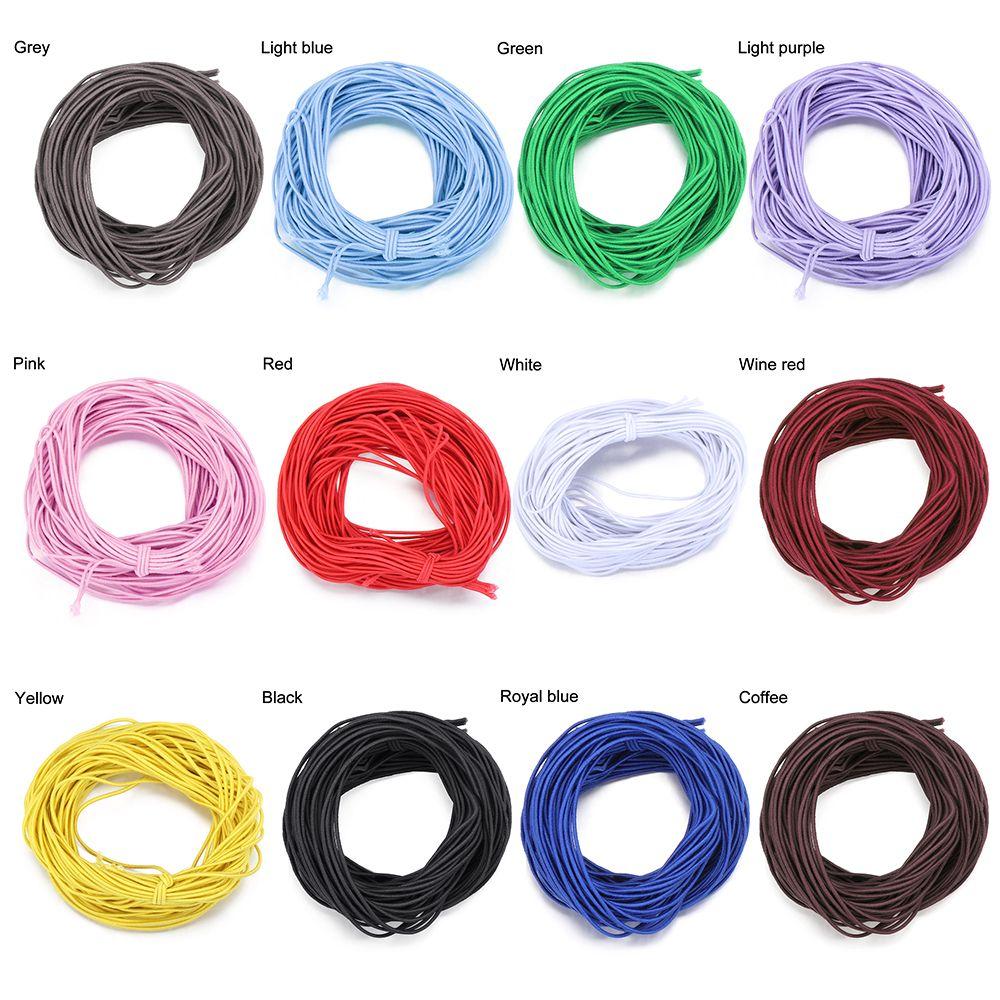 1mm 20Yards DIY Ribbon High Elastic Elastic Rope Elastic Cords Elastic Band Stretchy Threads