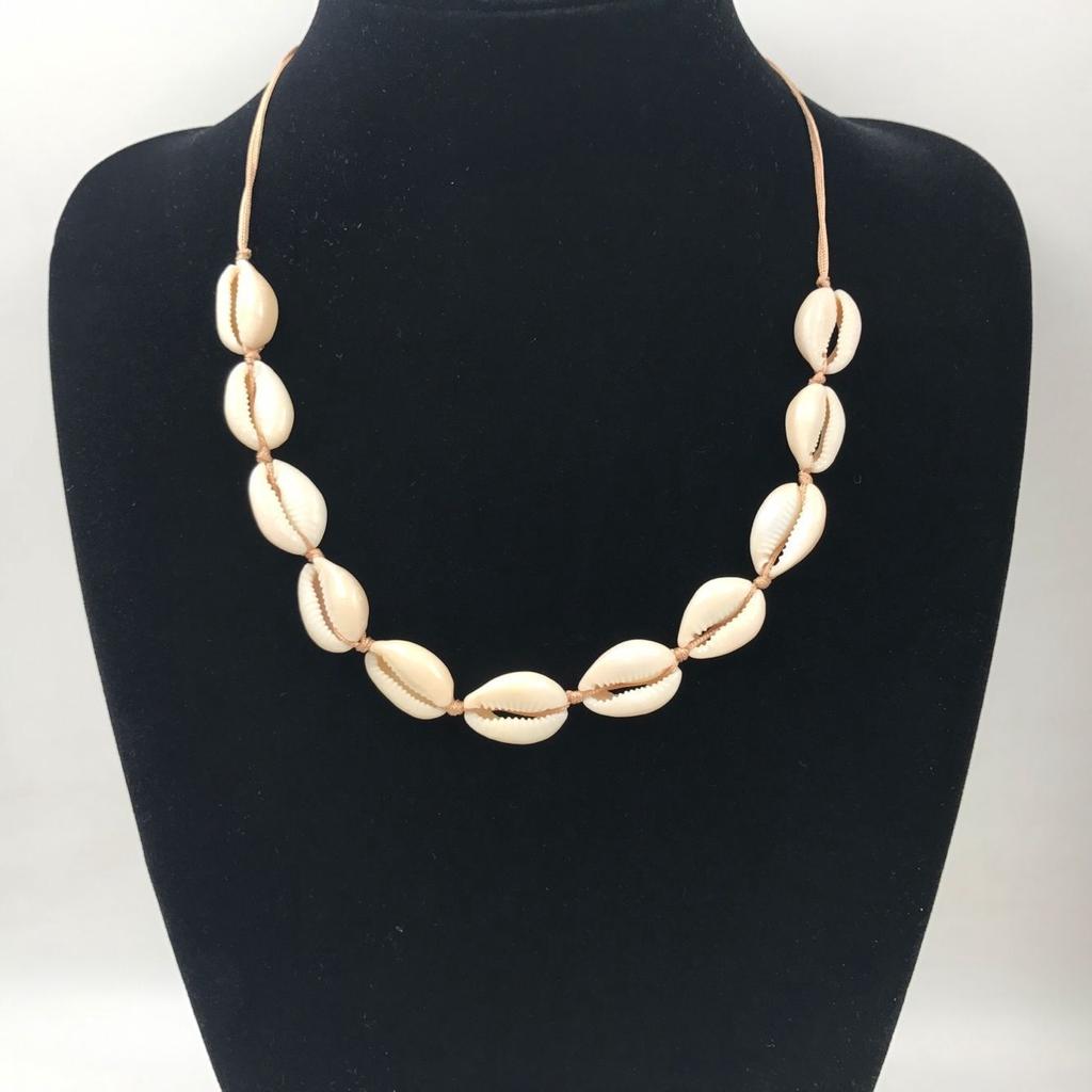 Женское модное регулируемое колье-чокер из натуральной ракушки с морской веревкой + браслет, ювелирные изделия «сделай сам»