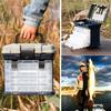 5 Layer Big Fishing Tackle Box ABS Plastic Handle Fishing Box Carp Fishing Accessories Lure Case Fishing Tackle Boxes