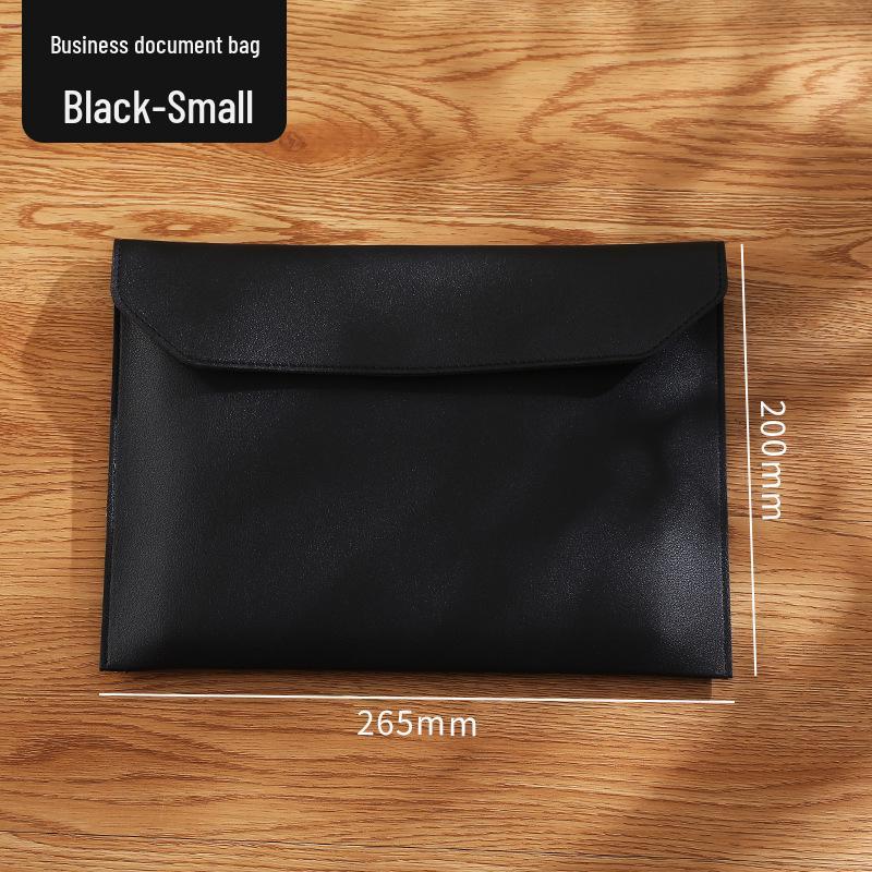 Double-Layer Magnetic Buckle Briefcase - Large Capacity, Multifunctional Office File Bag