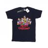 Womens/Ladies Mickey Mouse And Friends Christmas Cotton Boyfriend T-Shirt