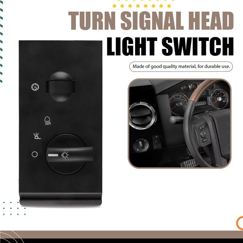 For Ford F-250 350 450 550 2005-2007 Compatible 5C3Z11654BAA Headlamp Switch Turn Light Control Unit