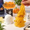 Tactile Sensory Play 3D Printed Ghost Fidget Toy, Flexible Slippery Toy for Kids Adults, Halloween Desk Decorations Stress Relief Figurine Decoration